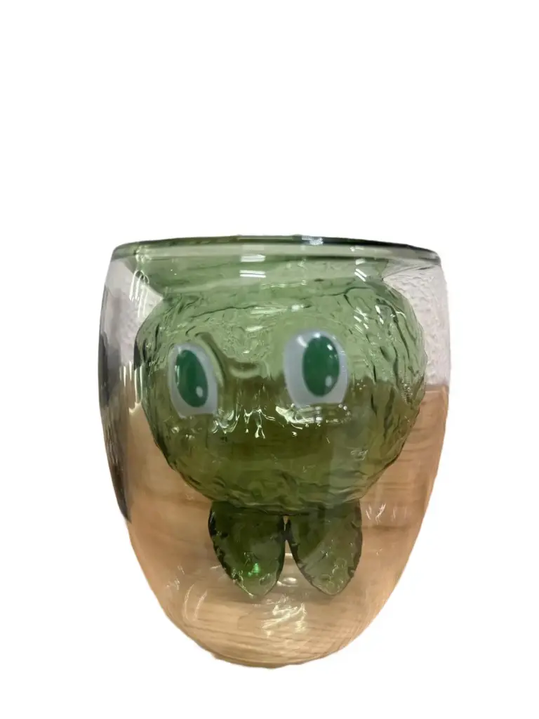 Labubu Glass Mug (Pink)